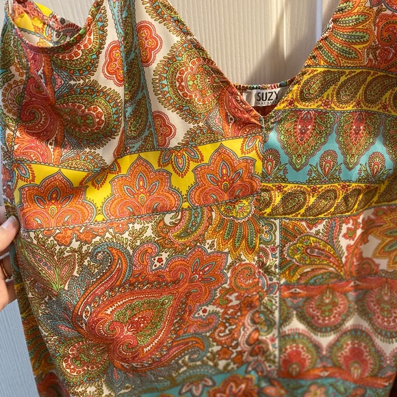 Suzy Shirt Satin Dress - Picture 3 of 3